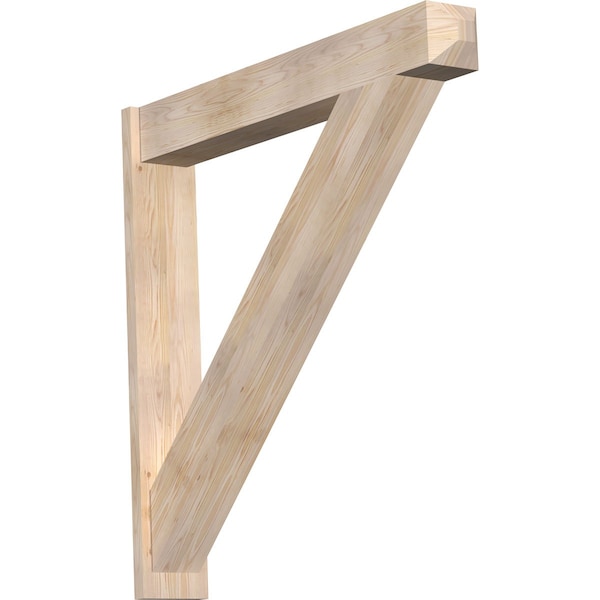 Ekena Millwork Traditional Craftsman Smooth Outlooker, Douglas Fir, 7 1/2"W x 48"D x 48"H OUT08X48X48TRA04SDF - main